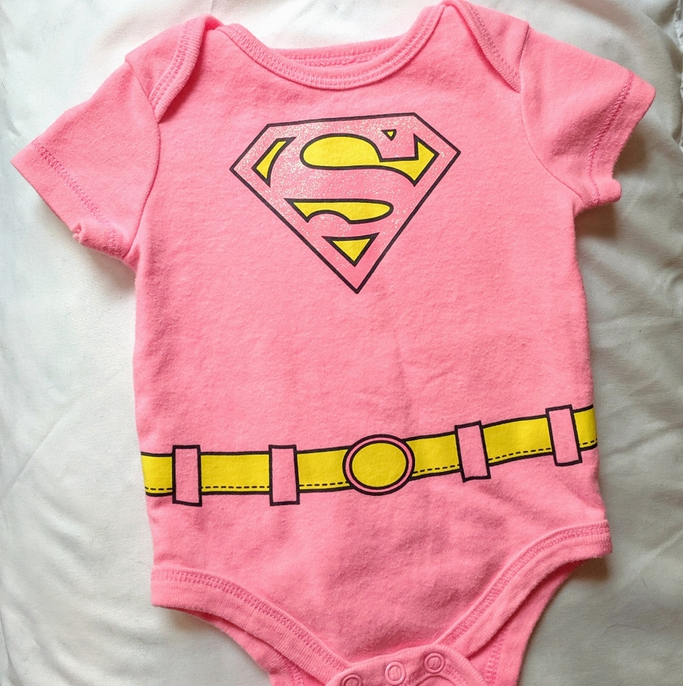 Newborn Superman Justice League Bodysuit